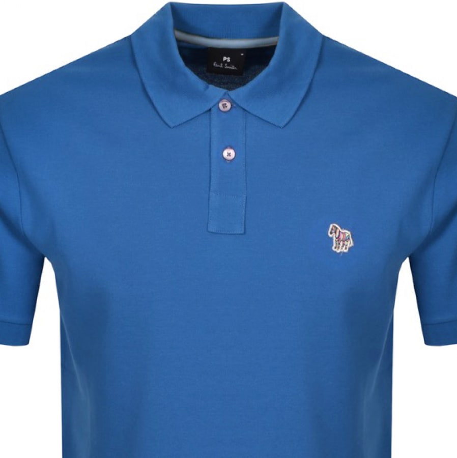 Alternative Image for ProductPS By Paul Smith Regular Polo T Shirt Blue2